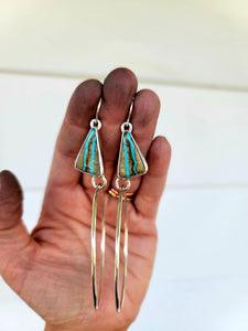 🌟💫 Turquoise Statement Hoops 💫🌟